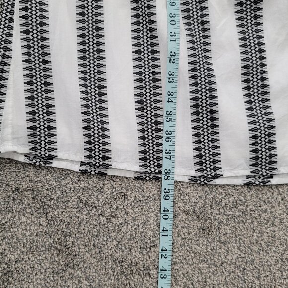 New Directions Curvy White & Black Sleeveless Dress 1X Lined - Picture 10 of 12